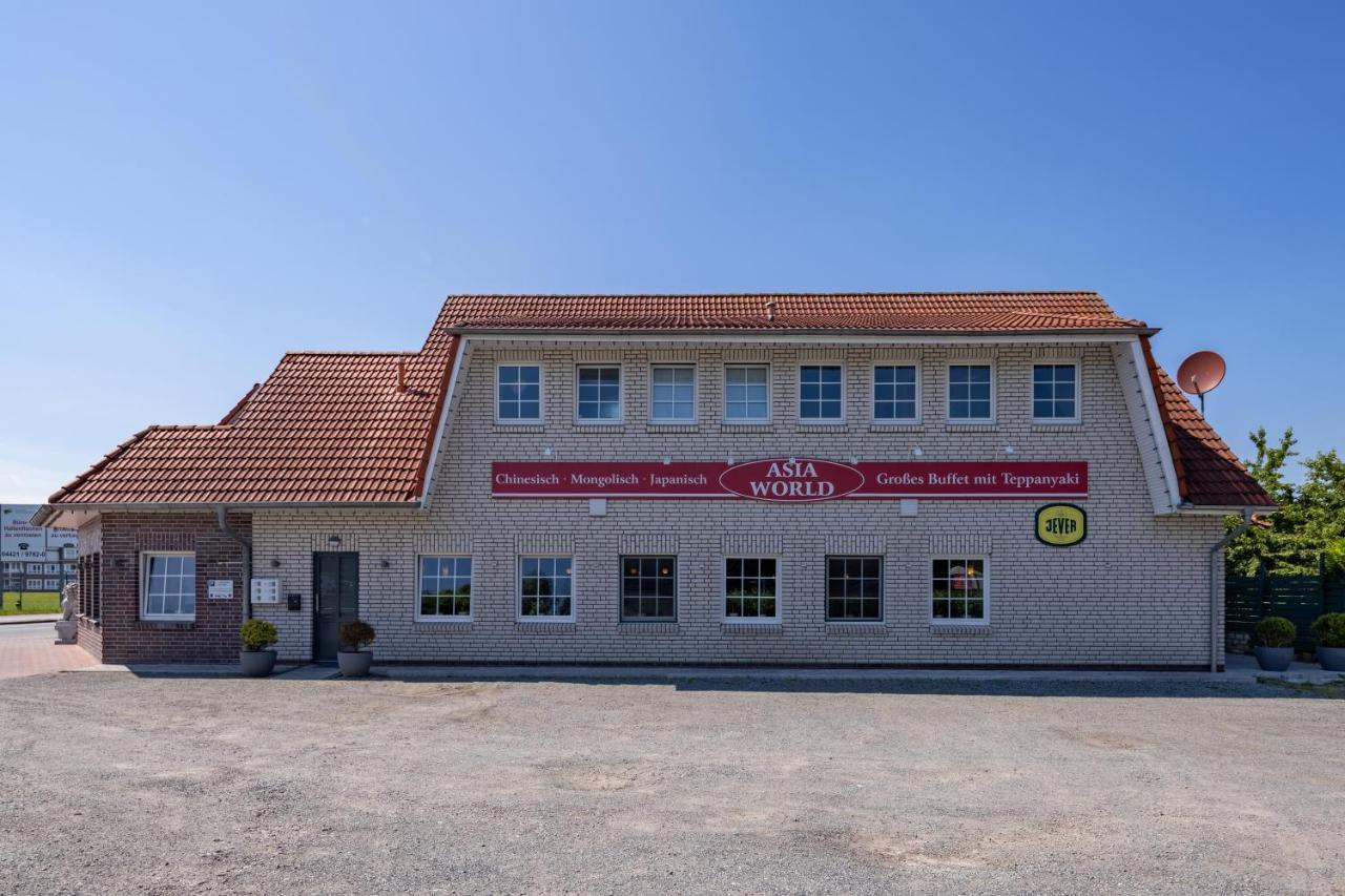Gaestehaus Olympia Wilhelmshaven - Moderne Einzelzimmer Mit Eigenem Bad Fuer Monteure Schortens Exterior foto